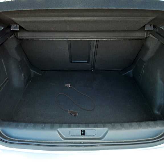 HEATSHAKING 3Pcs Black Rear Panel Suspension Strap Trunk Hanging Cord Automotive Cargo Divider String