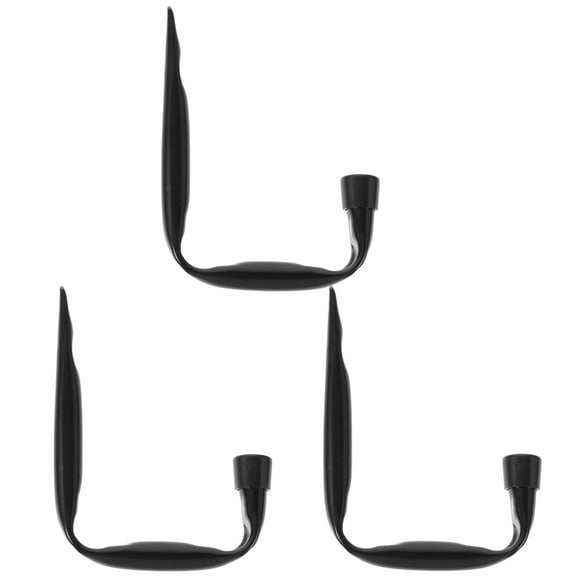 HEATSHAKING 3Pcs Heavy Duty Wall Mount for Tools and Sports Equipment Iron Tubular Steel Home