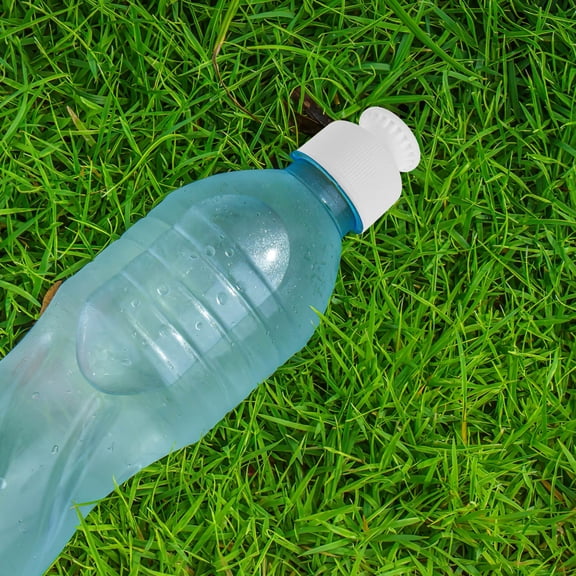 HEATSHAKING Water Bottle Caps Transparent Round 40Pcs 3.1x2.5in Inner Diameter 1.1in