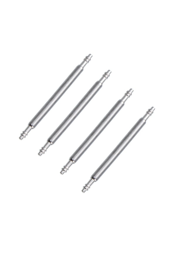 4Pcs Adjust Tools for Watch Band Silver Metal Spring Bars Set