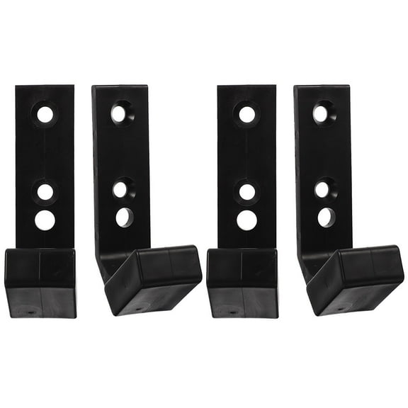 HEATSHAKING 4Pcs Barbell Holder Wall Mounted Storage Rack Lightweight and Easy to Install