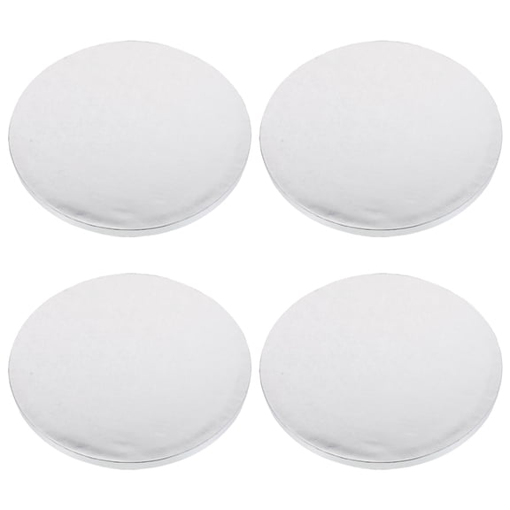 HEATSHAKING 4Pcs Cake Baking Framing Tools Aluminum Foil Small Round Cake Boards for Most Occasions