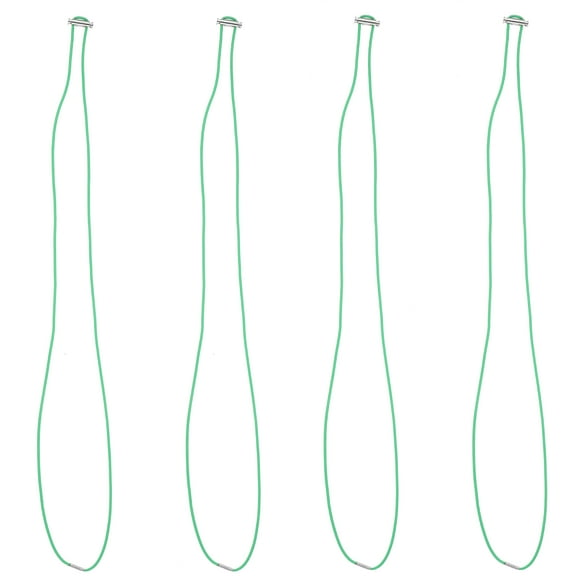 HEATSHAKING 4Pcs Elastic Trash Bag Bands for Garbage Classification and Outdoor Use