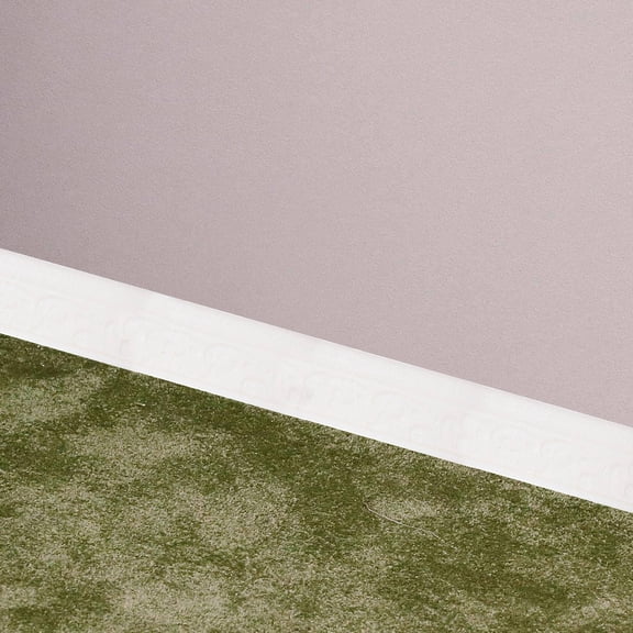 HEATSHAKING 4Pcs Flexible Baseboard Molding Self Adhesive Waterproof Peel and Stick Wall Trim