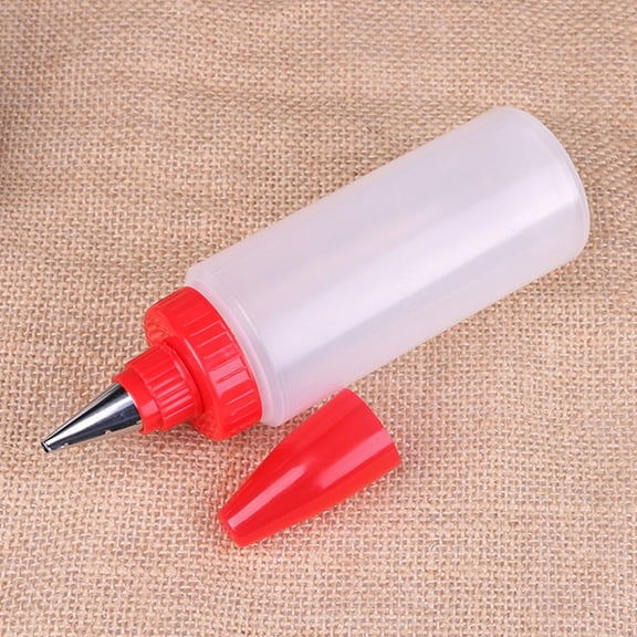 HEATSHAKING 4Pcs Icing Bottles Icing Squeeze Bottles For Cookie Decorating PP Material