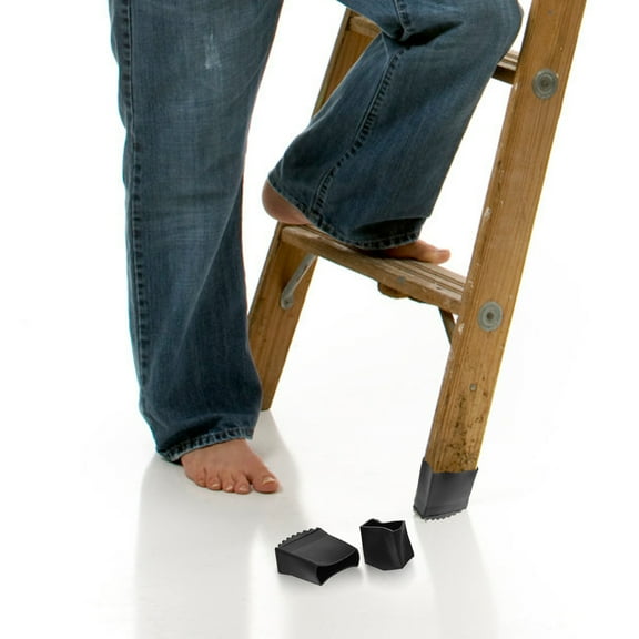 HEATSHAKING 4Pcs Ladder Foot Pads for Home Renovation 7.0x7.0x1.4in