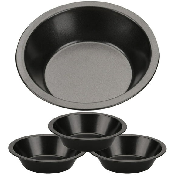 HEATSHAKING 4Pcs Multi-function Baking Tray Round Shape for Kitchen Baking and Oven