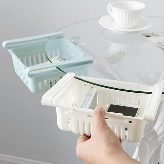 HEATSHAKING 4Pcs Refrigerator Partition Layer Holder Storage Rack for Classified Storage and Space Saving