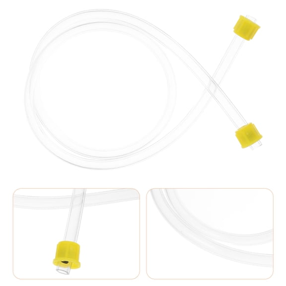 HEATSHAKING 4Pcs Short Garden Hose Flexible Plastic Tubing with Threaded Connection for Sprayers