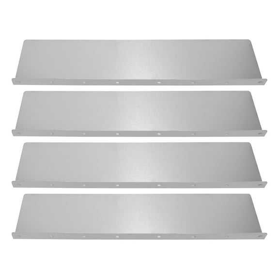 HEATSHAKING 4Pcs Weather Resistant Aluminum Roof Gutter Splash Guards for Effective Rainwater Management
