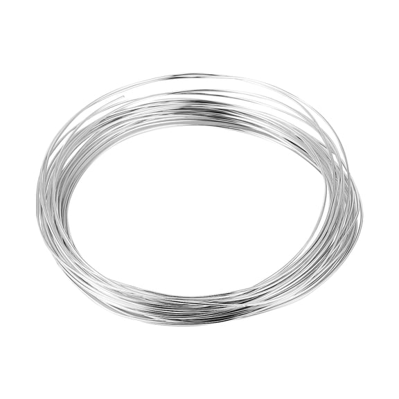 HEATSHAKING 5 Rolls Aluminium Yarn Silver Artists Diy Jewelry Making Wire Crafts Supplies