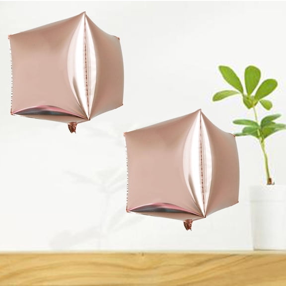 HEATSHAKING 5Pcs Inch Square Aluminum Foil Balloon for Birthday Festival Wedding Party Decorations