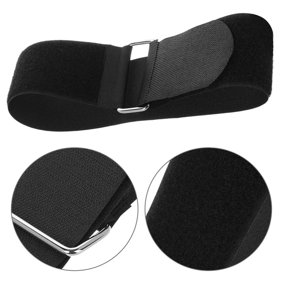 HEATSHAKING 5Pcs Practical Hook and Loop Straps Black Nylon for Pallet Packing and Moving