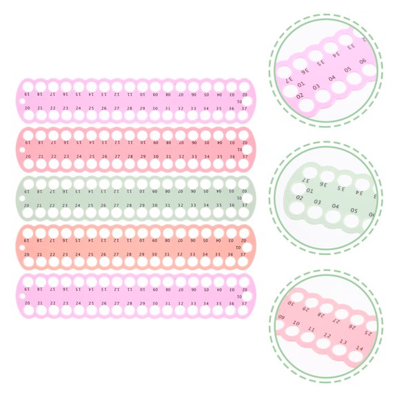 HEATSHAKING 5Pcs Sewing Thread Holder Plastic Organizer Plate for Neat Thread Storage