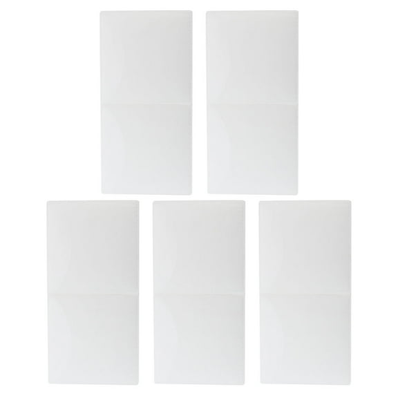 HEATSHAKING 5Pcs Transparent Car Window Sticker for Windshield Static Cling Film Easy Application