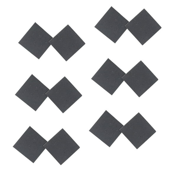 HEATSHAKING 6Pairs Anti-Slip Noise Reduction Wear-resistant Pads for Women High Heels Sole Protectors 2.5x2.5in