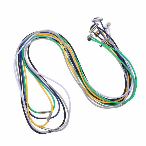 HEATSHAKING 6Pcs Rubber Garbage Bag Bands Adjustable Elastic Straps for Outdoor and Office Use