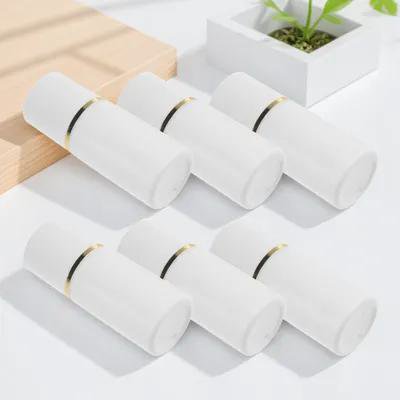 HEATSHAKING 6Pcs Small Dropper Bottles White for Perfume Storage for General Users