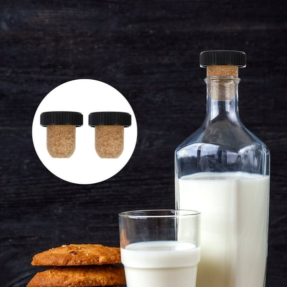 HEATSHAKING 6Pcs Wine Bottle Seal Stopper Log Color Replacement Corks For Beverages