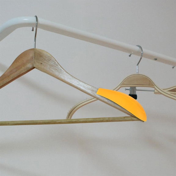 HEATSHAKING 8Pairs Garment Hanger Shoulder Pads Yellow Shoulder Support Cushion for Home Use