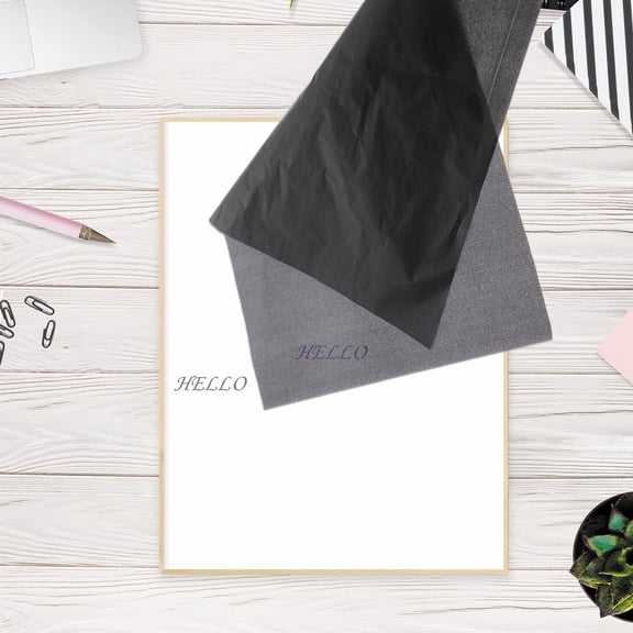 HEATSHAKING Black Carbon Paper for DIY Projects Home Use Smooth Transfer Paper for Art and Craft