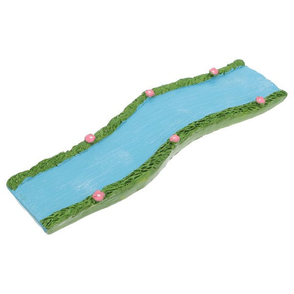 HEATSHAKING Bonsai Decoration Resin River Scene for Desks, Terrariums and Creative Home Decor