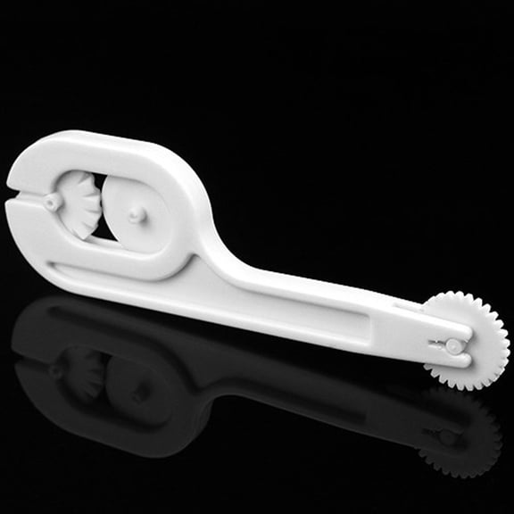 HEATSHAKING Cake Sculpting and Modeling Tools Fondant Wheel Cutter White Cut and Emboss Bakers 3PCS