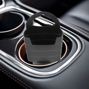 HEATSHAKING Car Cup Holder Black PP Material for Interior Storage Easy to Install