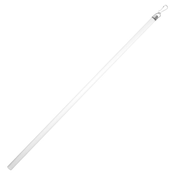 HEATSHAKING Clear Acrylic Curtain Pull Rod for Windows Transparent Tension Rod with Smooth Push Pull Design