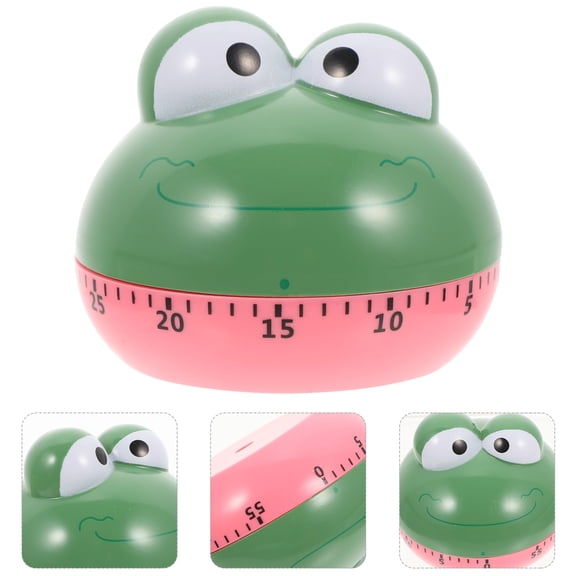 HEATSHAKING Kitchen Countdown Timer Green Plastic with Lovely Eagle Ornament
