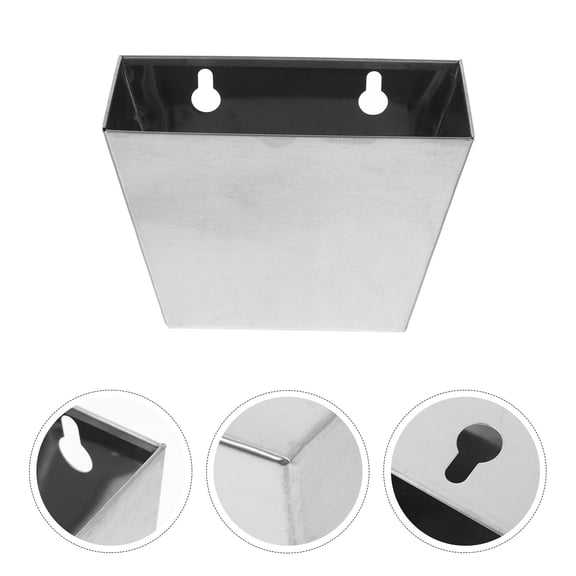 HEATSHAKING Stainless Steel Wall Mounted Bottle Cap Catcher with Drainage for Outdoor Patio
