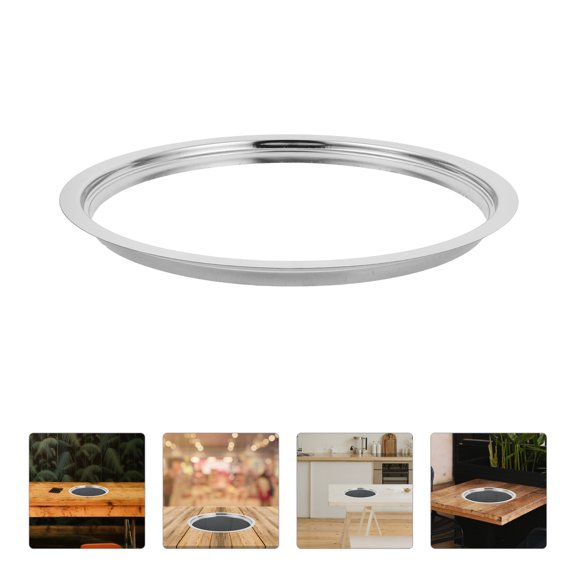 HEATSHAKING Cookware Base Adapter Hot Pot Table Ring Stainless Steel Heat Diffuser 1Pcs for Kitchen Stove Tops