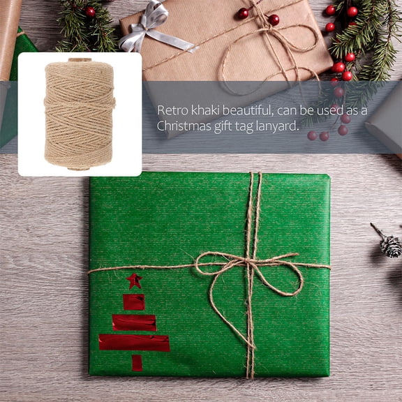 HEATSHAKING Craft Hemp Rope for DIY Projects and Decorative Uses in Light Brown Wear Resistant