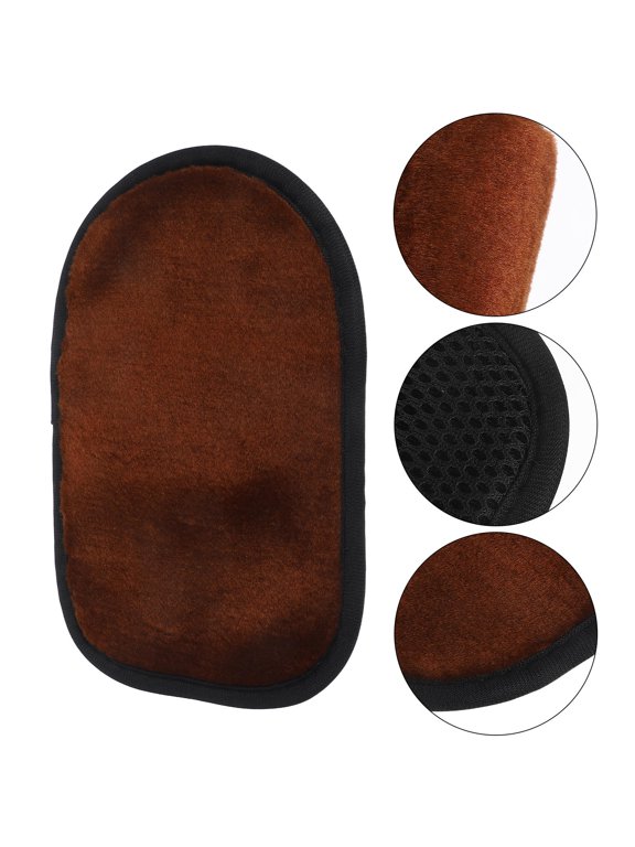 Dirt Trapping Car Dusting Gloves Car Wash Mitt Synthetic Velvet 1Set