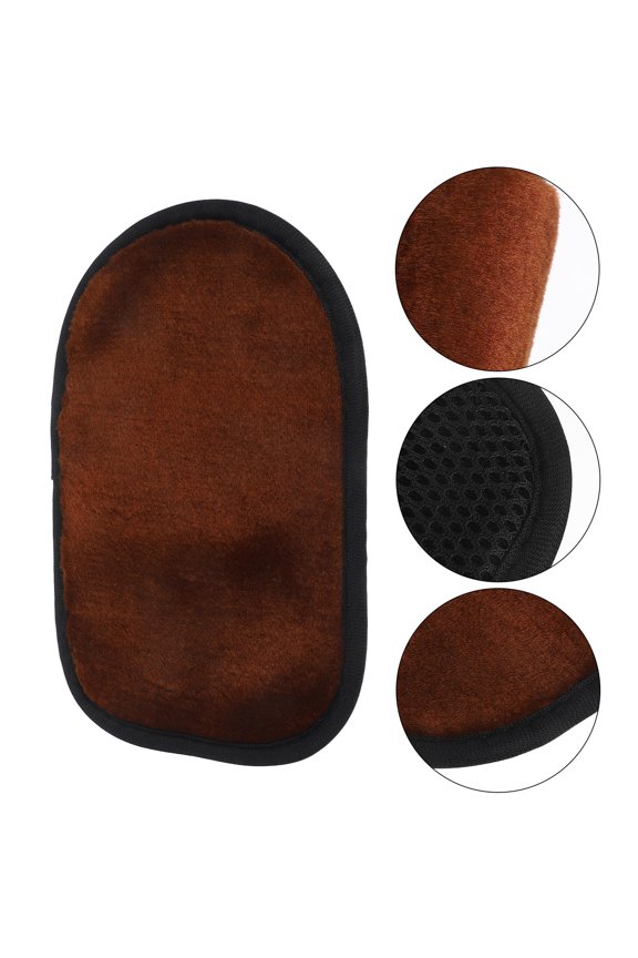 Dirt Trapping Car Dusting Gloves Car Wash Mitt Synthetic Velvet 1Set