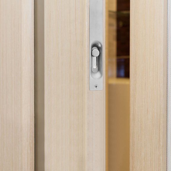 HEATSHAKING Door Safety Latch Flush Bolt Stainless Steel Hidden Design 1 Set