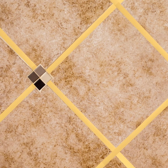 HEATSHAKING Easy to Use Plated Gold Border Stickers for Wall Decor Peel and Stick Tile Edge Trim