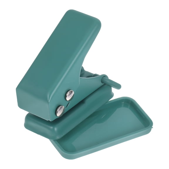 HEATSHAKING Handheld Office Card Puncher Portable Single Hole Punch for Scrapbooking