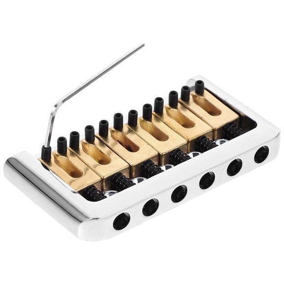 HEATSHAKING Hardtail Bridge for Electric Guitar with Easy Installation and Copper Material