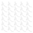 thumbnail image 1 of HEATSHAKING Hooks for Hanging Tools 50Pcs Transparent Plastic Peg Board Shelving, 1 of 8
