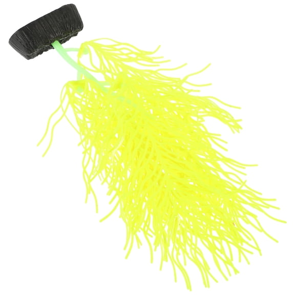 HEATSHAKING Lifelike Artificial Hornwort Plant Yellow Fish Tank Decor for Natural Aquarium Setting