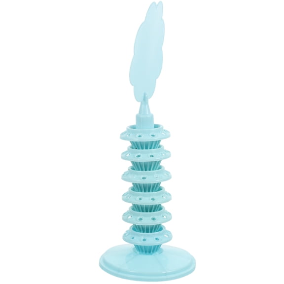 HEATSHAKING Lollipop Display Storage Rack Candy Stand for Party Sky-Blue Shape 14X5.5X5.5in 1Pack