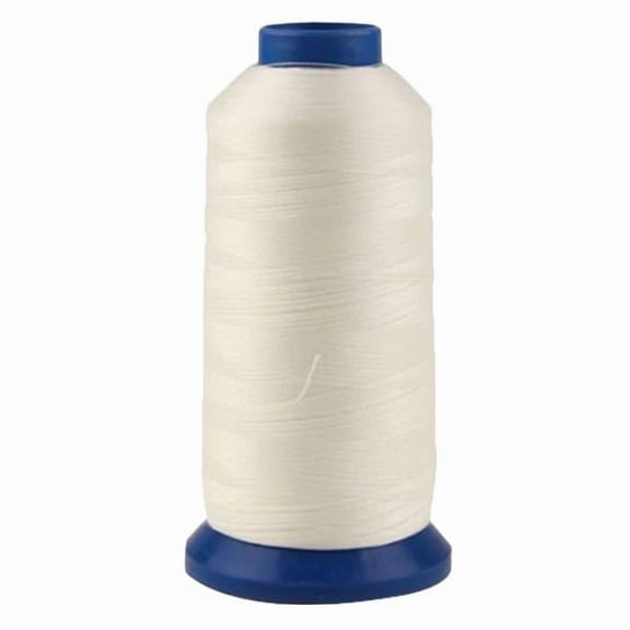 HEATSHAKING Luminous Sewing Thread 1Pcs for Baby Clothes and Bags Glow in Dark 3000 Yards White