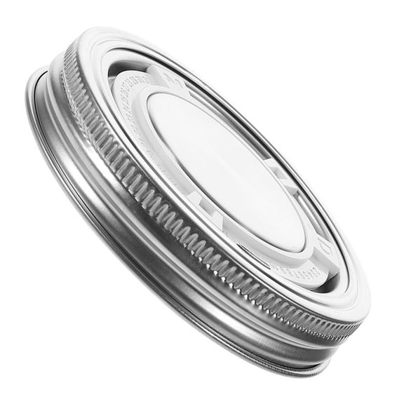 HEATSHAKING Mason Jar Lid Reusable Mason Jar Lids 304 Stainless Steel Tight Seal Easy Operation For Household Users 1Set