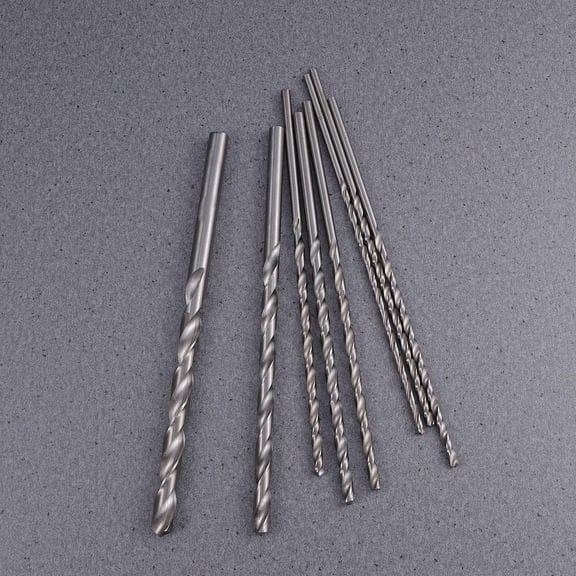 HEATSHAKING Metal Drill Bit Set 8Pcs High-speed Steel for Hobby Projects and DIY