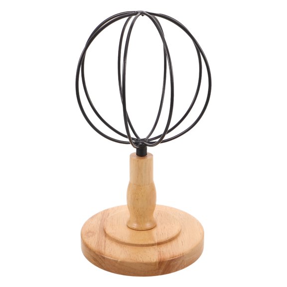 HEATSHAKING Vertical Hat Storage Stand with Wood Base for Baseball Caps and Cowboy Hats