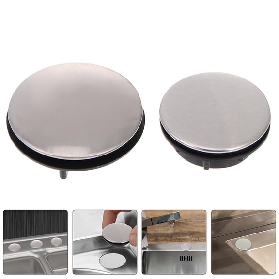 HEATSHAKING Metal Sink Hole Cover for Kitchen and Bathroom Faucet Hole Plug Rust Resistant