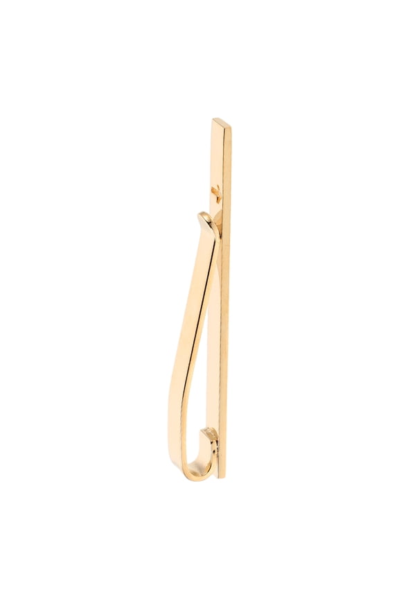 Copper Hollow Cross Tie Clip Bar, Minimalist Design for Wedding, Office, and Formal Wear Accessories