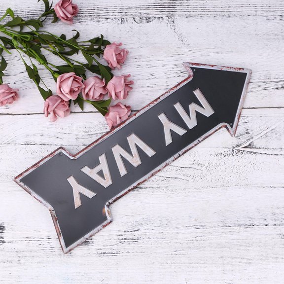 HEATSHAKING Multi Color Direction Indicator Tag with Arrow Sign for Wall Decoration
