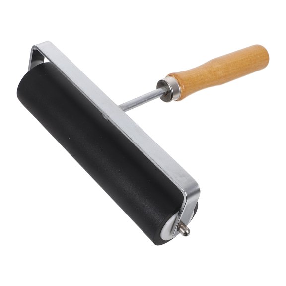 HEATSHAKING Multi Color Rubber Printmaking Roller Tool with Ergonomic Handle for Smooth Ink Application and DIY Crafting